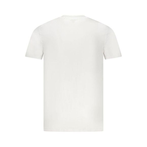 Guess Jeans Crew Neck Tee Classic Style Men White T-Shirts - Picture 3 of 3
